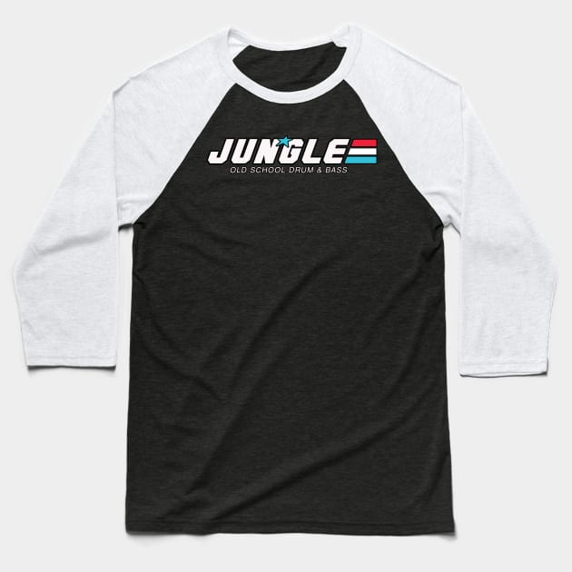 GI Jungle Baseball T-Shirt by djbryanc